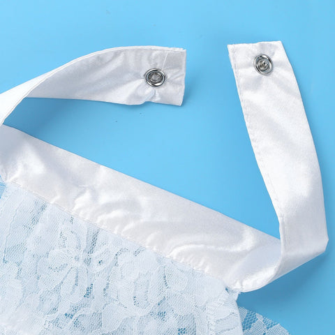 Womens Victorian Ruffled Lace Neck Collar-WF01256-Veeddydropshipping Womens Victorian Ruffled Lace Neck Collar-WF01256-Veeddydropshipping