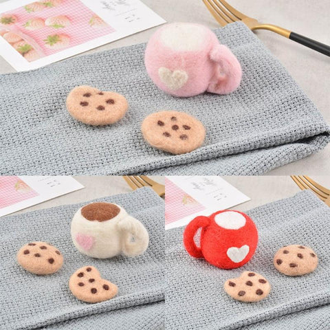 DIY Baby Wool Felt Milk Bottle+Cookies Decorations Newborn Photography-TB00777-Veeddydropshipping DIY Baby Wool Felt Milk Bottle+Cookies Decorations Newborn Photography-TB00777-Veeddydropshipping