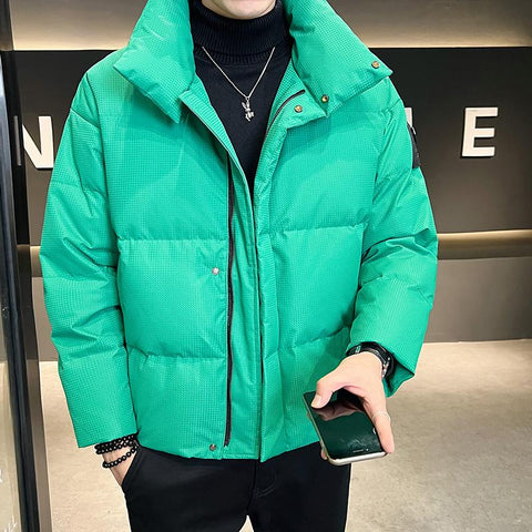 Parkas Fashion Zipper Coats Korean Man Thicken-Veeddydropshipping Parkas Fashion Zipper Coats Korean Man Thicken-Veeddydropshipping