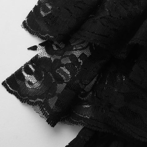 Womens Victorian Ruffled Lace Neck Collar-WF01256-Veeddydropshipping Womens Victorian Ruffled Lace Neck Collar-WF01256-Veeddydropshipping