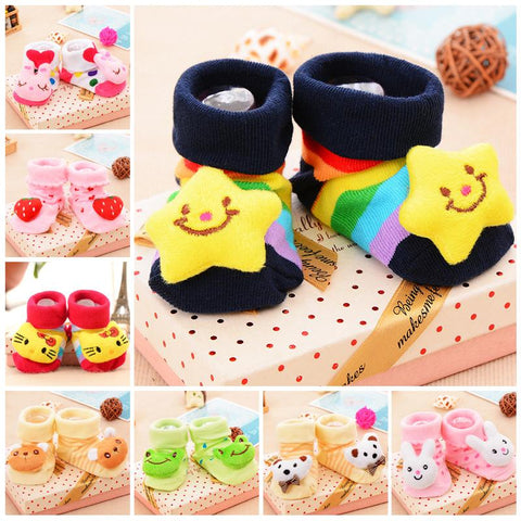 Baby Socks Toy Slipper Girls Boys Newborn Accessories Rubber Anti Slip- Baby Socks Toy Slipper Girls Boys Newborn Accessories Rubber Anti Slip-