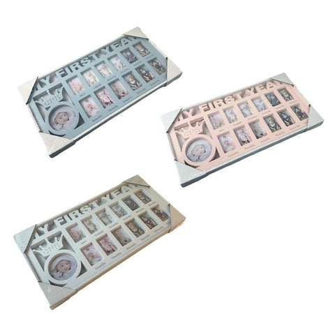 My First Year Baby Keepsake Frame 0-12 Months Pictures Photo Frame-TB00811-Veeddydropshipping My First Year Baby Keepsake Frame 0-12 Months Pictures Photo Frame-TB00811-Veeddydropshipping