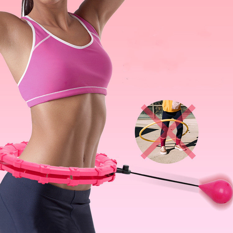 2in1traingtoolIntelligentSportHoopAdjustableThinWaistExerciseGymHoopFitnessEquipment-Veeddydtopshipping-2