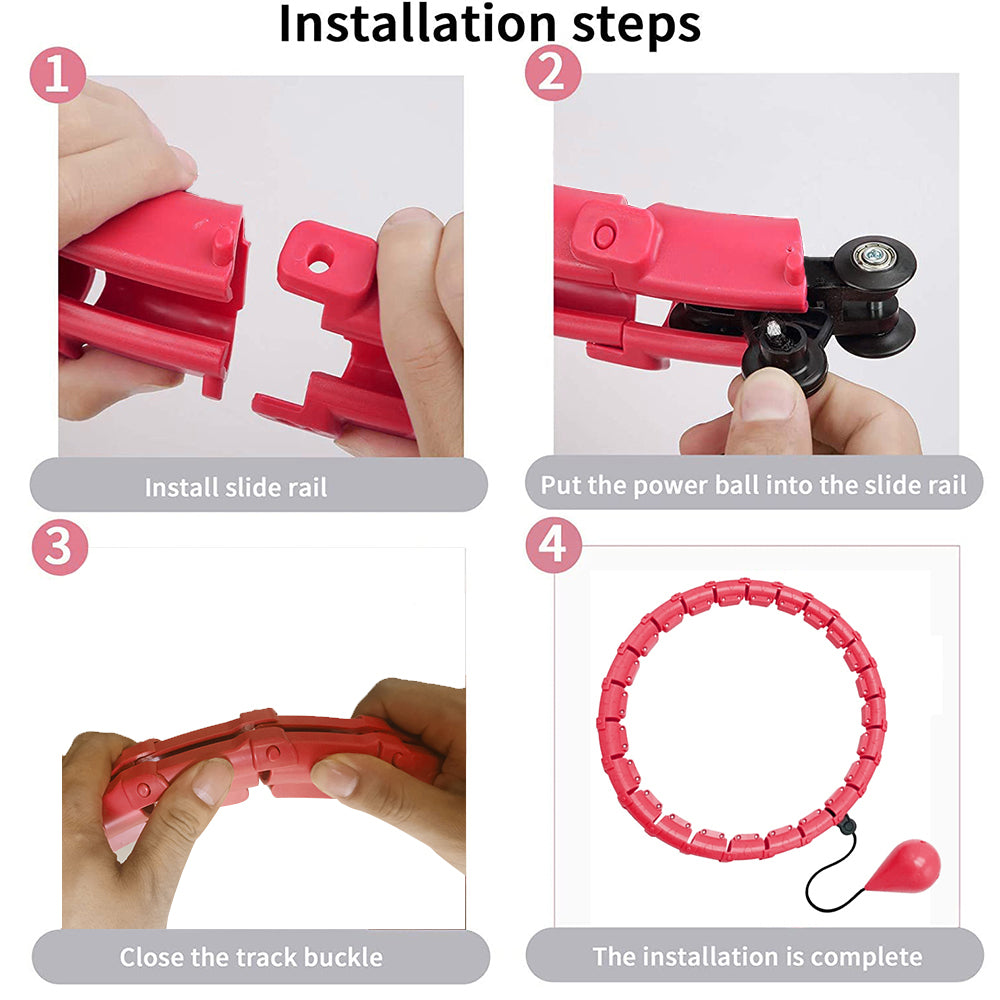    2in1traingtoolIntelligentSportHoopAdjustableThinWaistExerciseGymHoopFitnessEquipment-Veeddydtopshipping-5