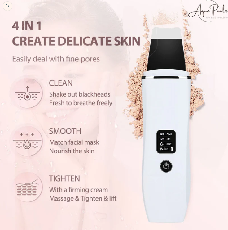 4-in-1 Ultrasonic Blackhead Peeling Beauty Device-Veeddydropshipping