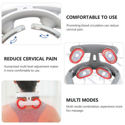    5ModesNeckMassagerElectricIntelligentHeatingNeckProtectorNeckRelaxationForPainRelief-Veeddydropshipping-4
