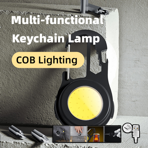 6IN1Multi-functionalMiniKeychainLampluminumAlloyWorkLampCamping-veeddydropshipping-3