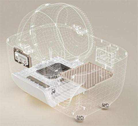 APP Intelligent Cat Litter Box Fully enclosed deodorization--Veeddydropshipping