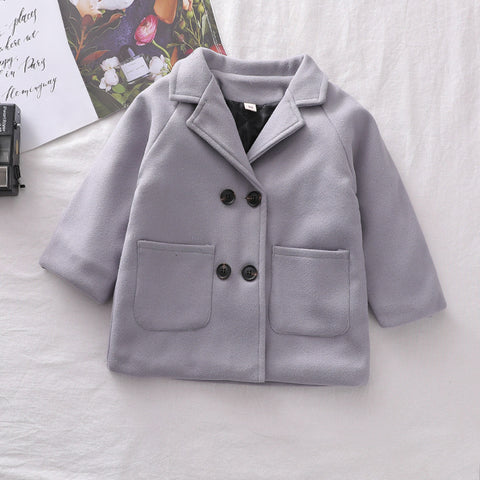 Baby Boy Woolen Jacket Warm Infant Toddle-Veeddydropshipping-01