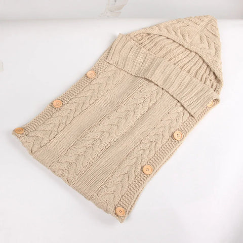 BabyKnittedSleepingBagPureColourCuddleBlanket-Veeddydropshipping-2