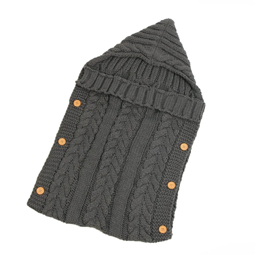 BabyKnittedSleepingBagPureColourCuddleBlanket-Veeddydropshipping-4