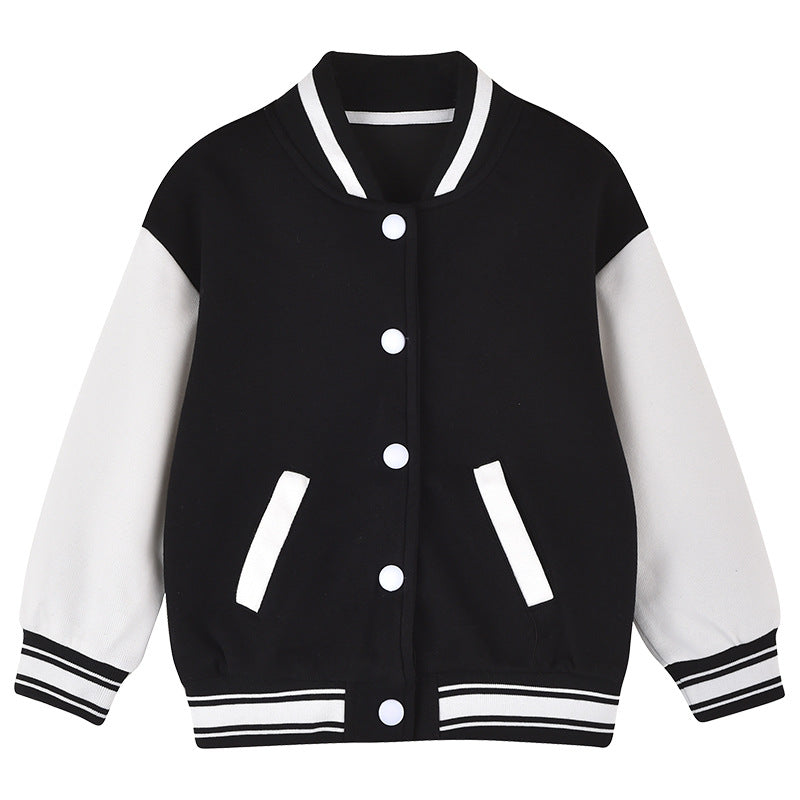 Boys Girls Baseball Uniform Coat Children Winter Clothes-Veeddydropshipping