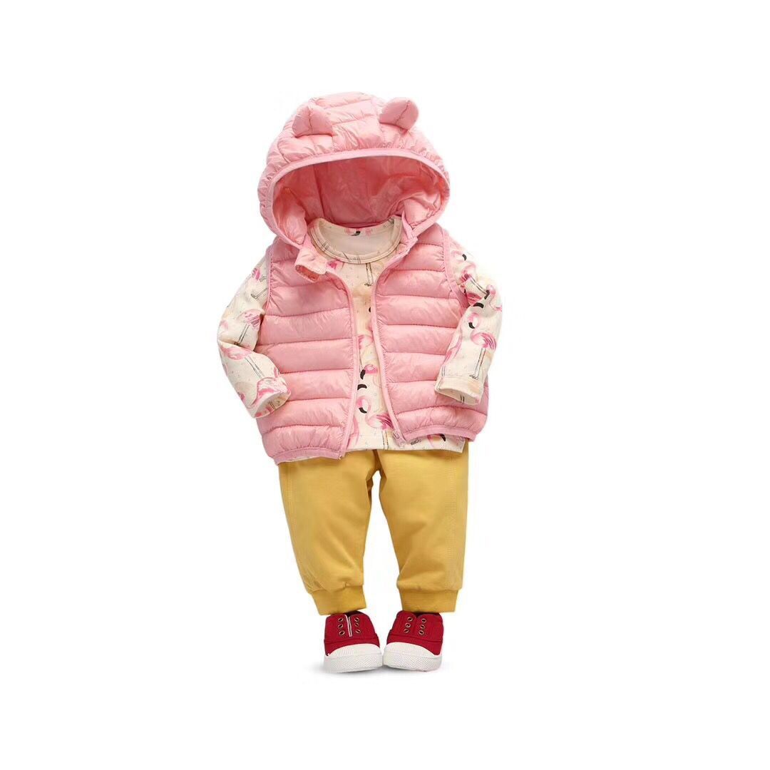 Boys Girls Warm Down Vest Kids Cotton Waistcoat-Veeddydropshipping-02