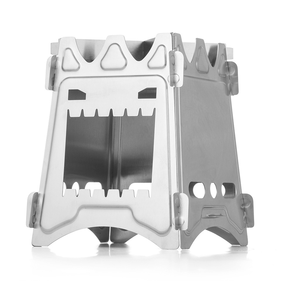 Camping Stove Stainless Steel Potable Wood Burning Stoves For Picnic-veeddydropshipping-5