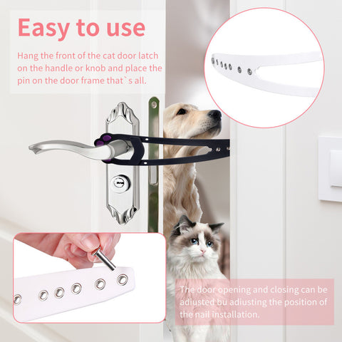 CatDoorBracketLatchPreventsDogAccess-Veeddydropshipping_4