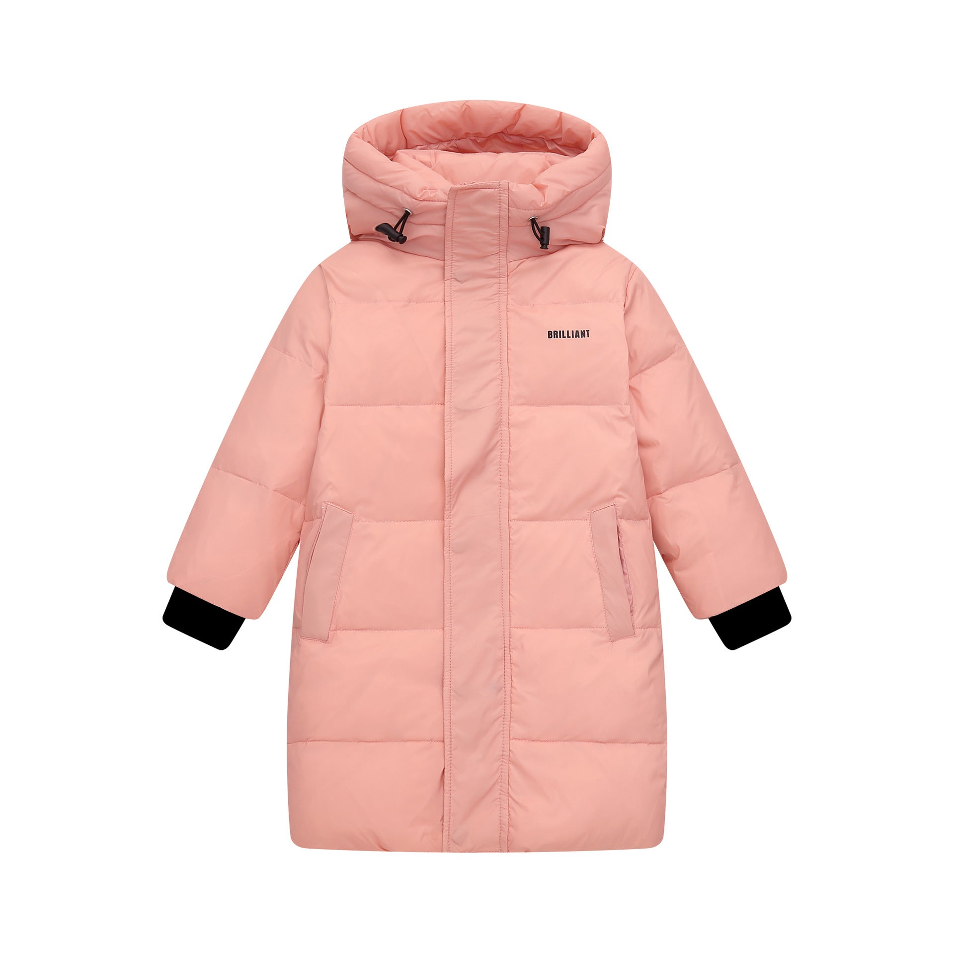 Children Long Coat Hooded Jacket Winter Boys-Veeddydropshipping