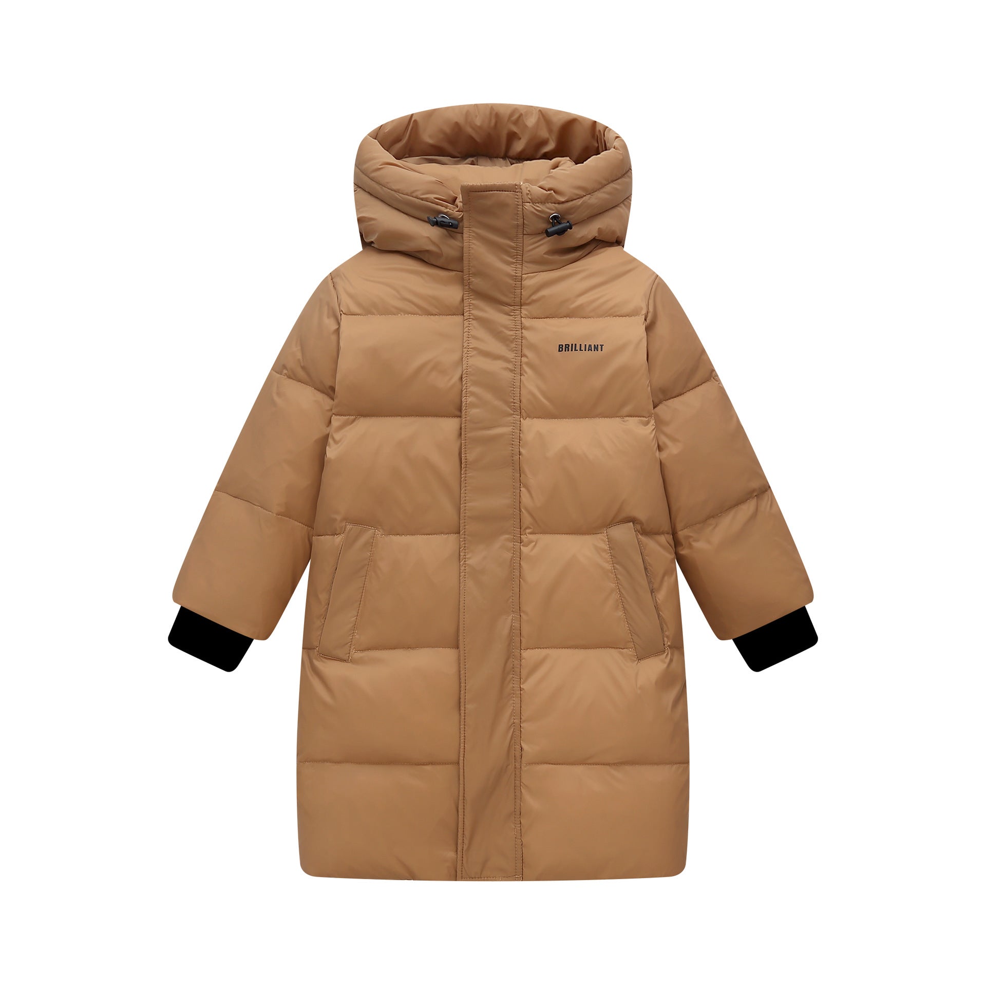 Children Long Coat Hooded Jacket Winter Boys-Veeddydropshipping