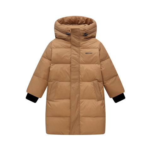 Children Long Coat Hooded Jacket Winter Boys-Veeddydropshipping