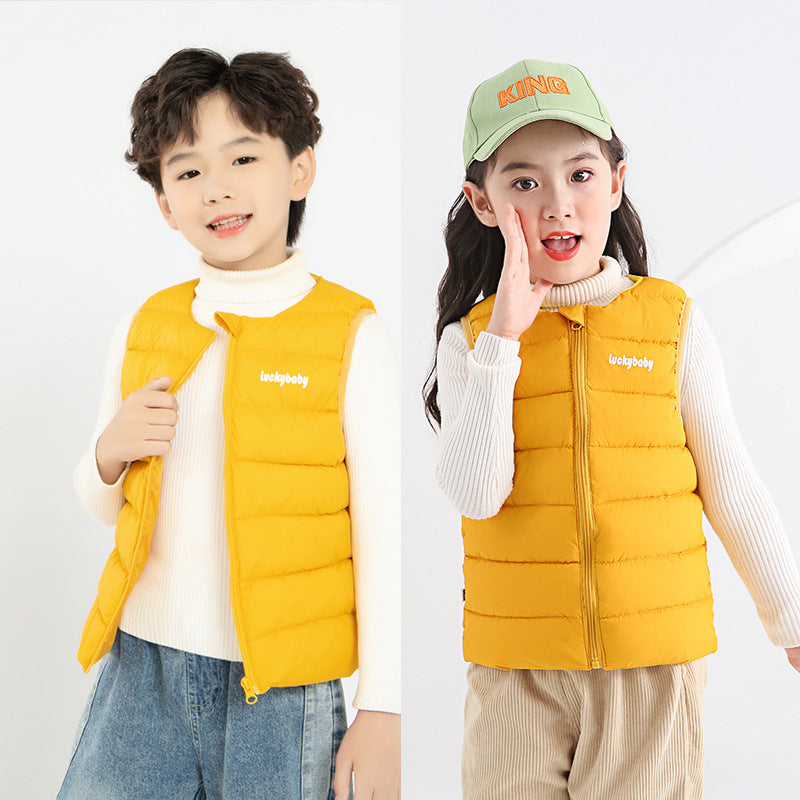 Children Vest Kids Thicken Waistcoat Warm Outerwear-Veeddydropshipping