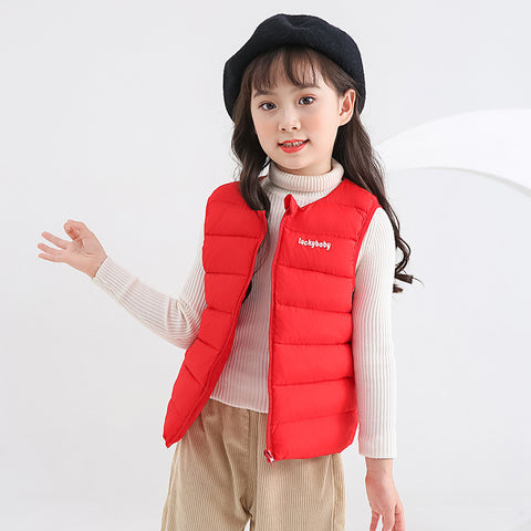 Children Vest Kids Thicken Waistcoat Warm Outerwear-Veeddydropshipping
