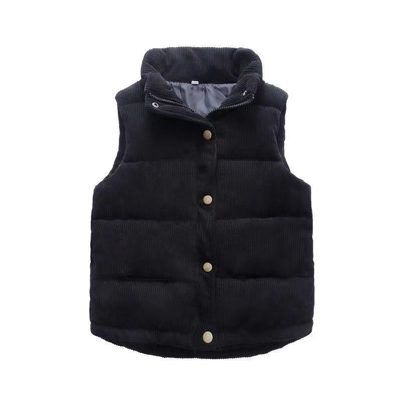 Children Vests Girls Boys Kids Corduroy Jackets-Veeddydropshipping