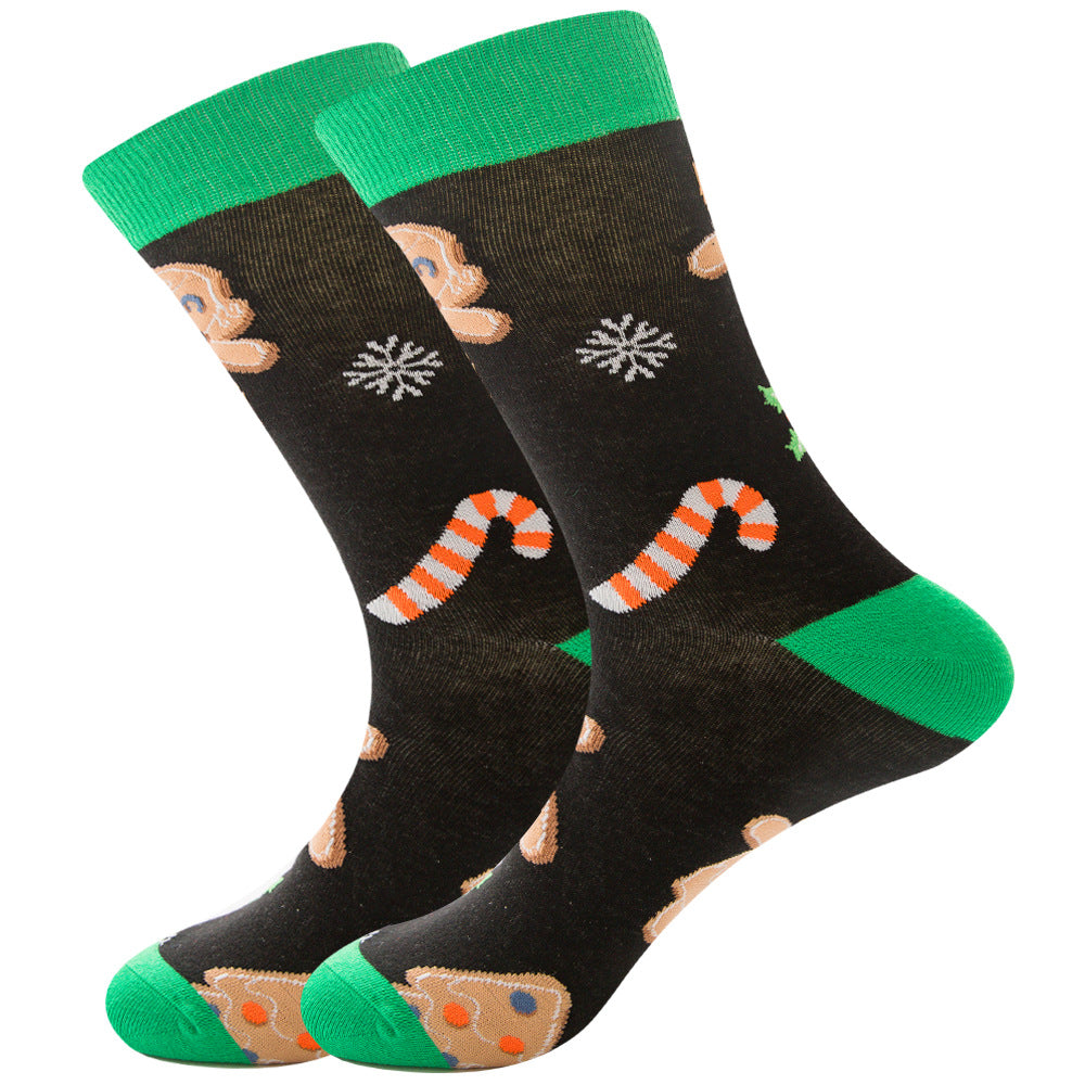    Christmas12ColoursSocksFatherChristmasSnowflakeSocks-Veeddydropshipping-10
