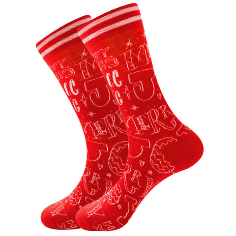    Christmas12ColoursSocksFatherChristmasSnowflakeSocks-Veeddydropshipping-14