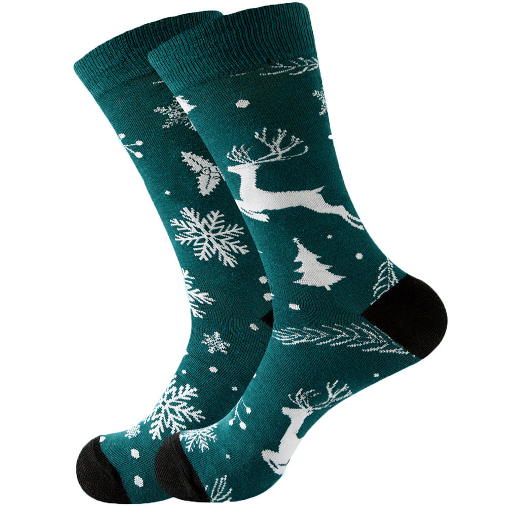    Christmas12ColoursSocksFatherChristmasSnowflakeSocks-Veeddydropshipping-7