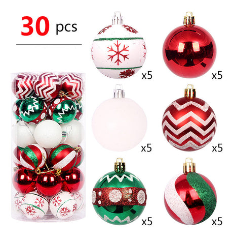       ChristmasBallsPaintedShapedHangingBallsChristmasTreeHangings-Veeddydropshipping-11