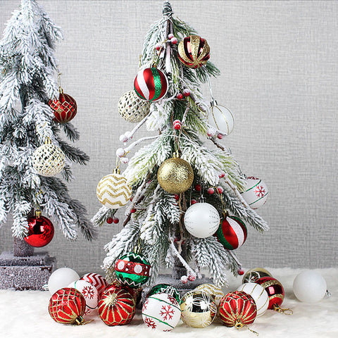       ChristmasBallsPaintedShapedHangingBallsChristmasTreeHangings-Veeddydropshipping-1