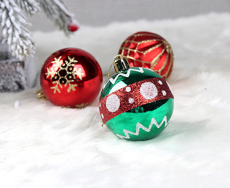    ChristmasBallsPaintedShapedHangingBallsChristmasTreeHangings-Veeddydropshipping-8