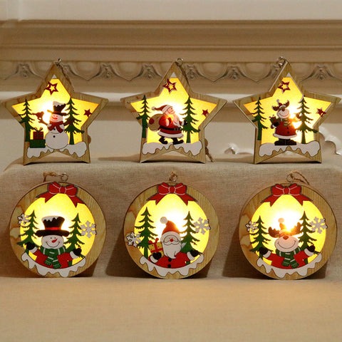    ChristmasDecorationsWoodenGlowingHangingChristmasGifts-Veeddydropshipping-2