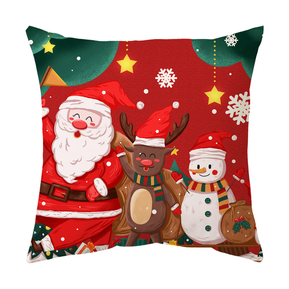    ChristmasDecorativePillowSofaCushionChristmasOldManCushionSet-Veeddydropshipping-10