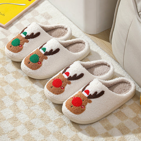    ChristmasElkCottonSlippersFemaleFallAndWinterHome-Veeddydropshipping-5