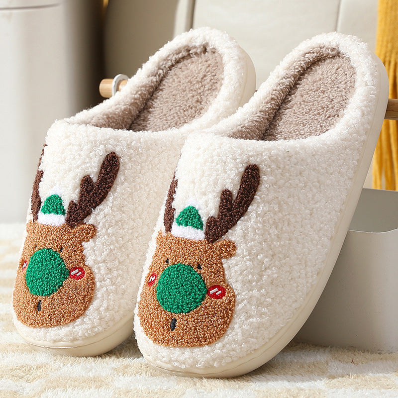    ChristmasElkCottonSlippersFemaleFallAndWinterHome-Veeddydropshipping-7