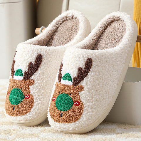    ChristmasElkCottonSlippersFemaleFallAndWinterHome-Veeddydropshipping-7