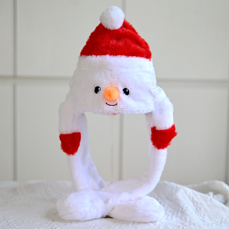    ChristmasGiftSantaClausHatElkHeadgearMovingEarsHeadpiece-Veeddydropshipping-4
