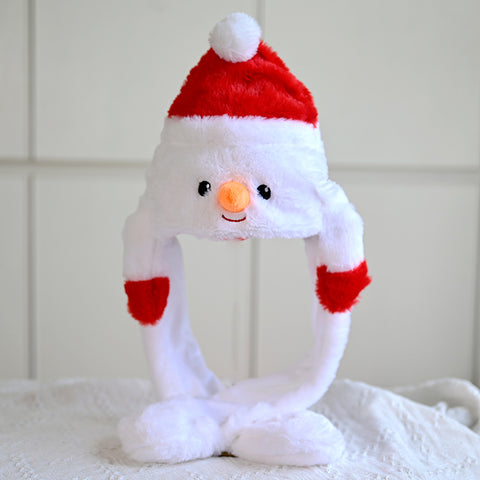   ChristmasGiftSantaClausHatElkHeadgearMovingEarsHeadpiece-Veeddydropshipping-4