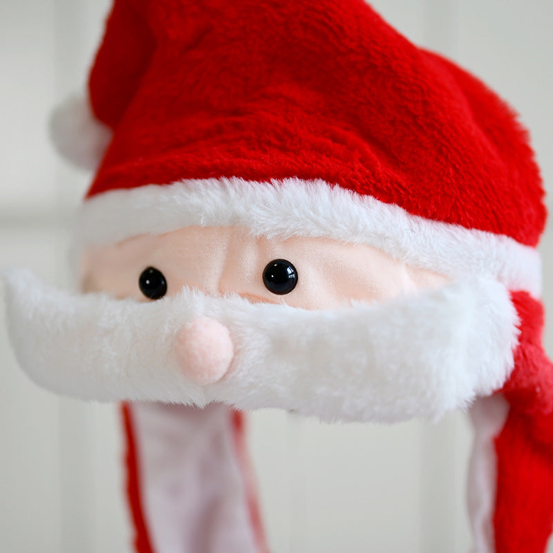       ChristmasGiftSantaClausHatElkHeadgearMovingEarsHeadpiece-Veeddydropshipping-5