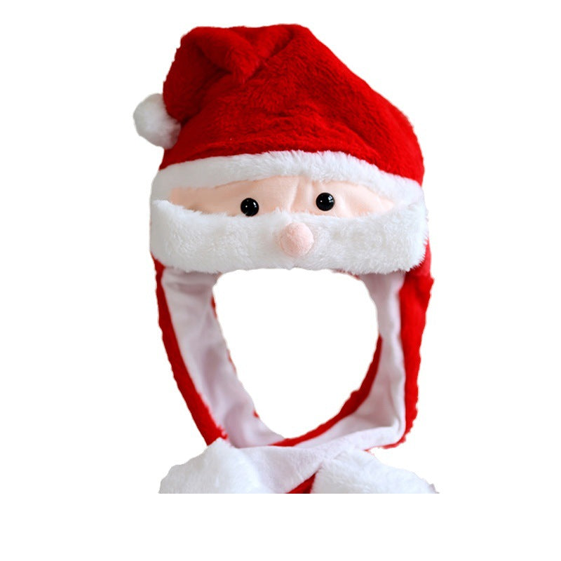    ChristmasGiftSantaClausHatElkHeadgearMovingEarsHeadpiece-Veeddydropshipping-6