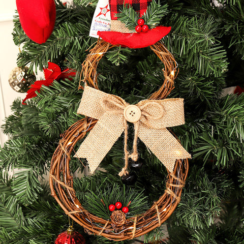    ChristmasGiftsLEDDecorativeWreathChristmasVineWreathVines-Veeddydropshipping-2