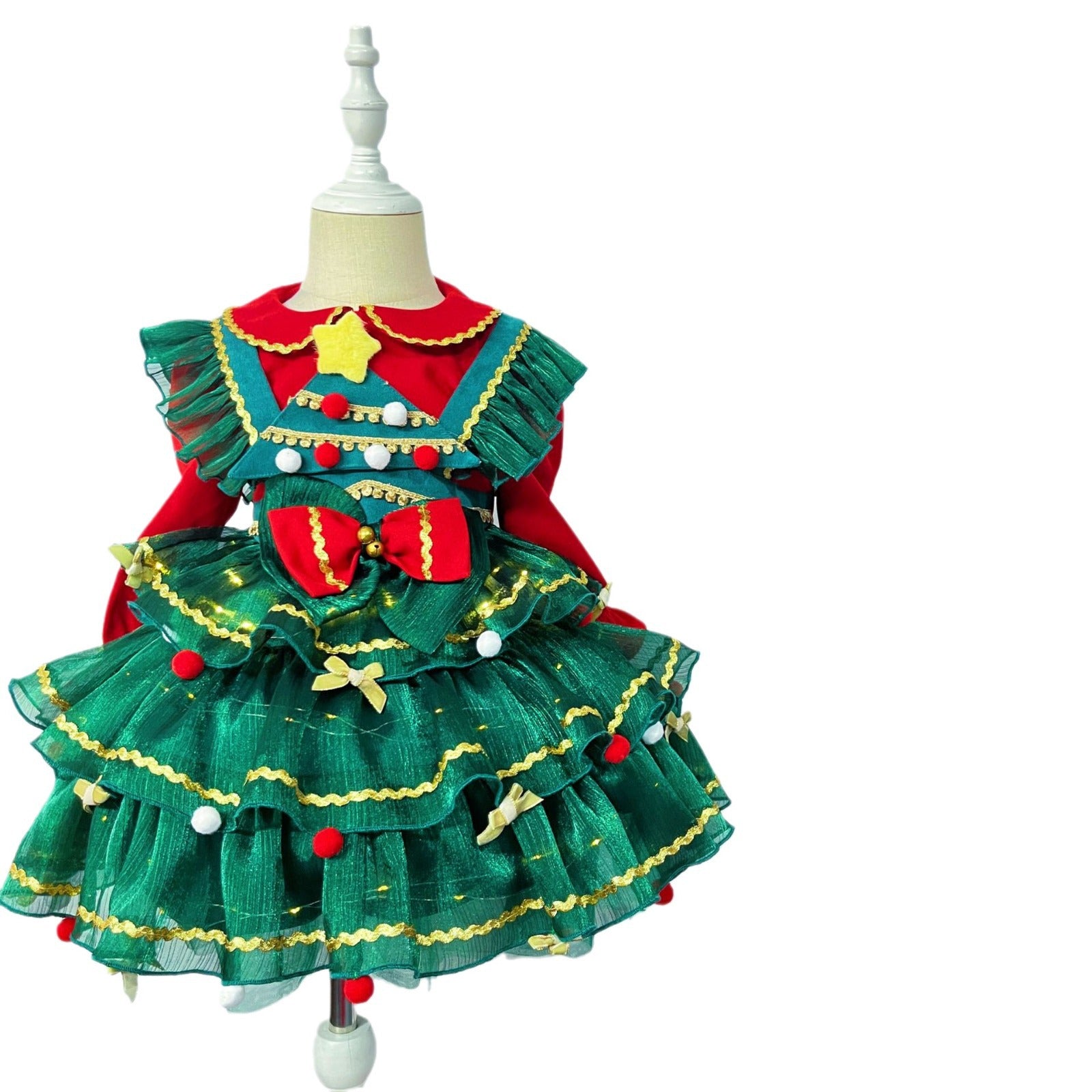       ChristmasGlowDressesChristmasTreePrincessGownsLolitaPuffyDresses-Veeddydropshipping-5