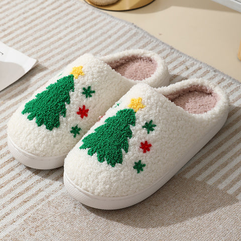    ChristmasHomeSlippersCuteCartoonSantaClausCottonSlippers-Veeddydropshipping-10