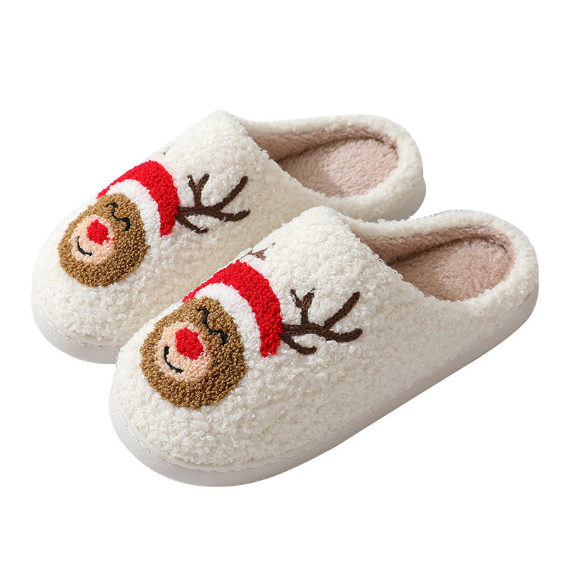    ChristmasHomeSlippersCuteCartoonSantaClausCottonSlippers-Veeddydropshipping-5