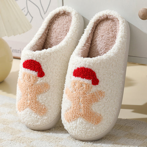     ChristmasHomeSlippersCuteCartoonSantaClausCottonSlippers-Veeddydropshipping-8