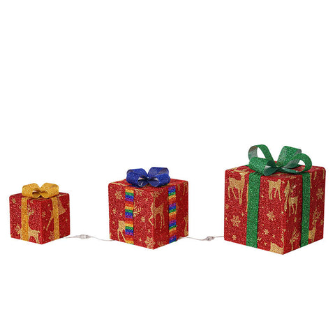    ChristmasLightsChristmasGiftBoxSetOfThreePropsOrnaments-Veeddydropshipping-5