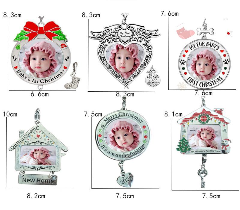    ChristmasMetalPhotoFrameHangingCustomizedChristmasTreeDecorations-Veeddydropshipping-10