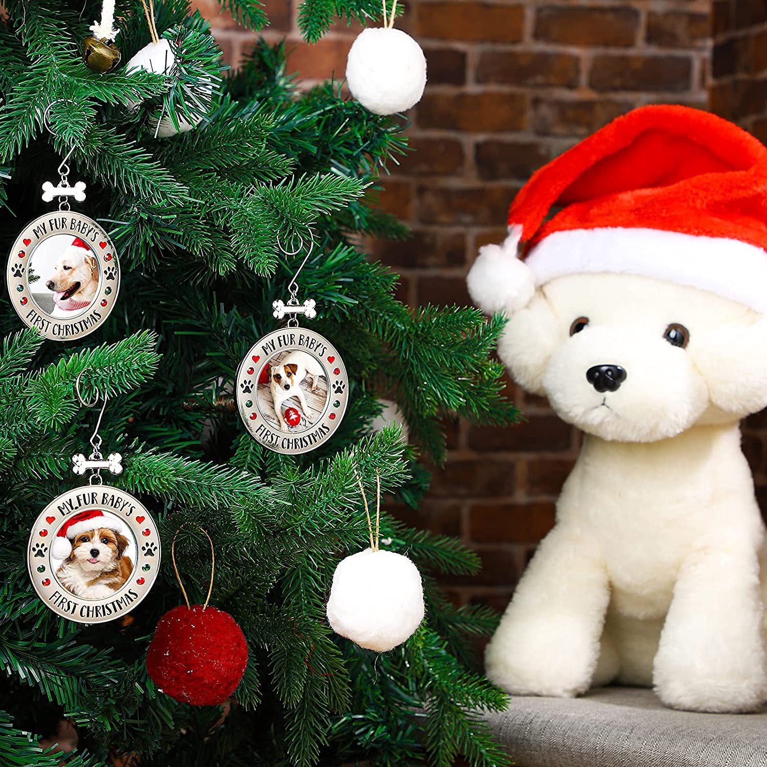    ChristmasMetalPhotoFrameHangingCustomizedChristmasTreeDecorations-Veeddydropshipping-3