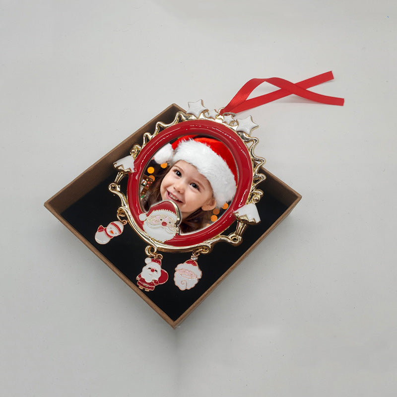 ChristmasMetalPhotoFrameHangingCustomizedChristmasTreeDecorations-Veeddydropshipping-8