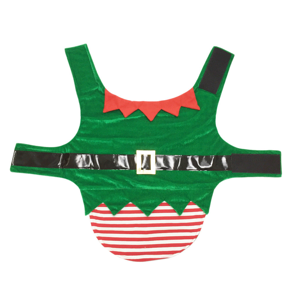    ChristmasPetClothesGreenElfPetDogChristmasCostumes-Veeddydropshipping-3